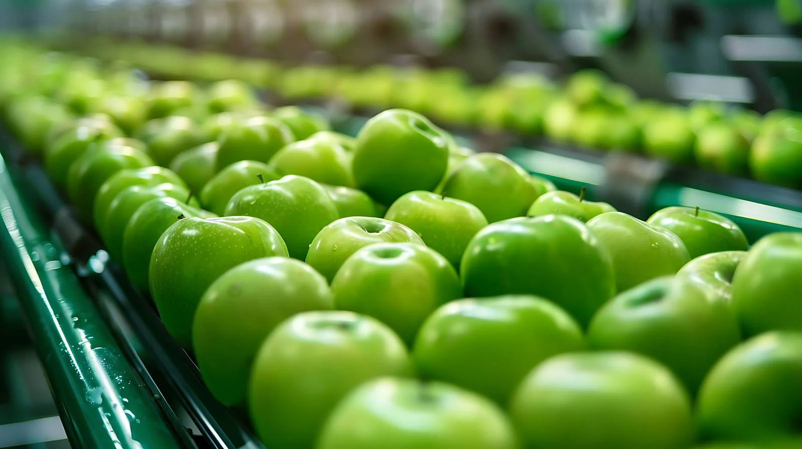 Green Apple Sorting Process — free download from Dotvec