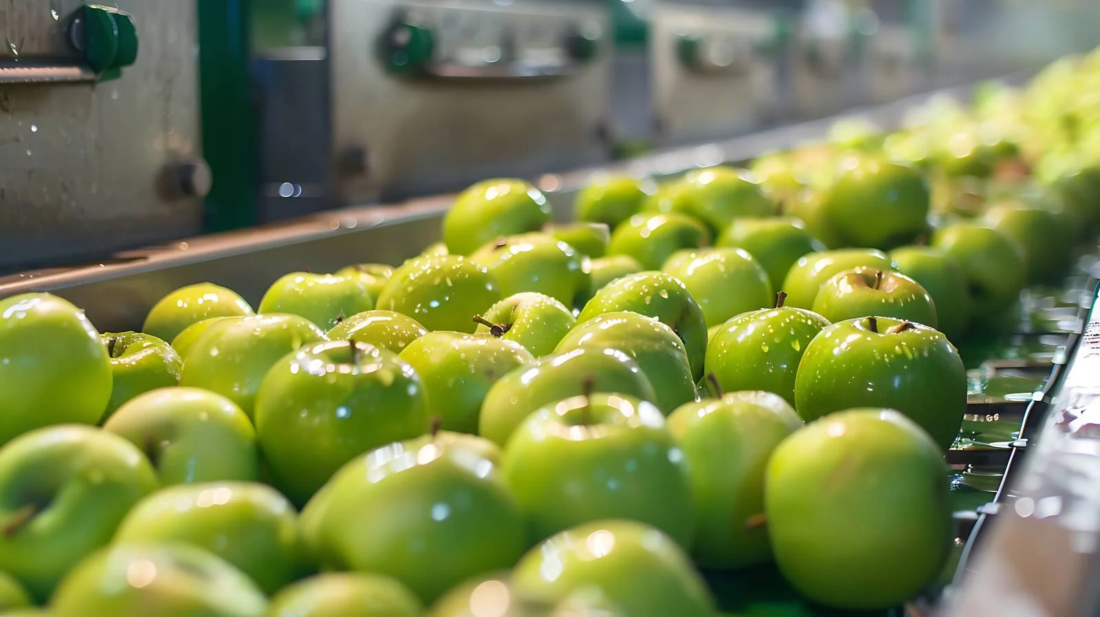 Apple Sorting Process in Factory — free download from Dotvec