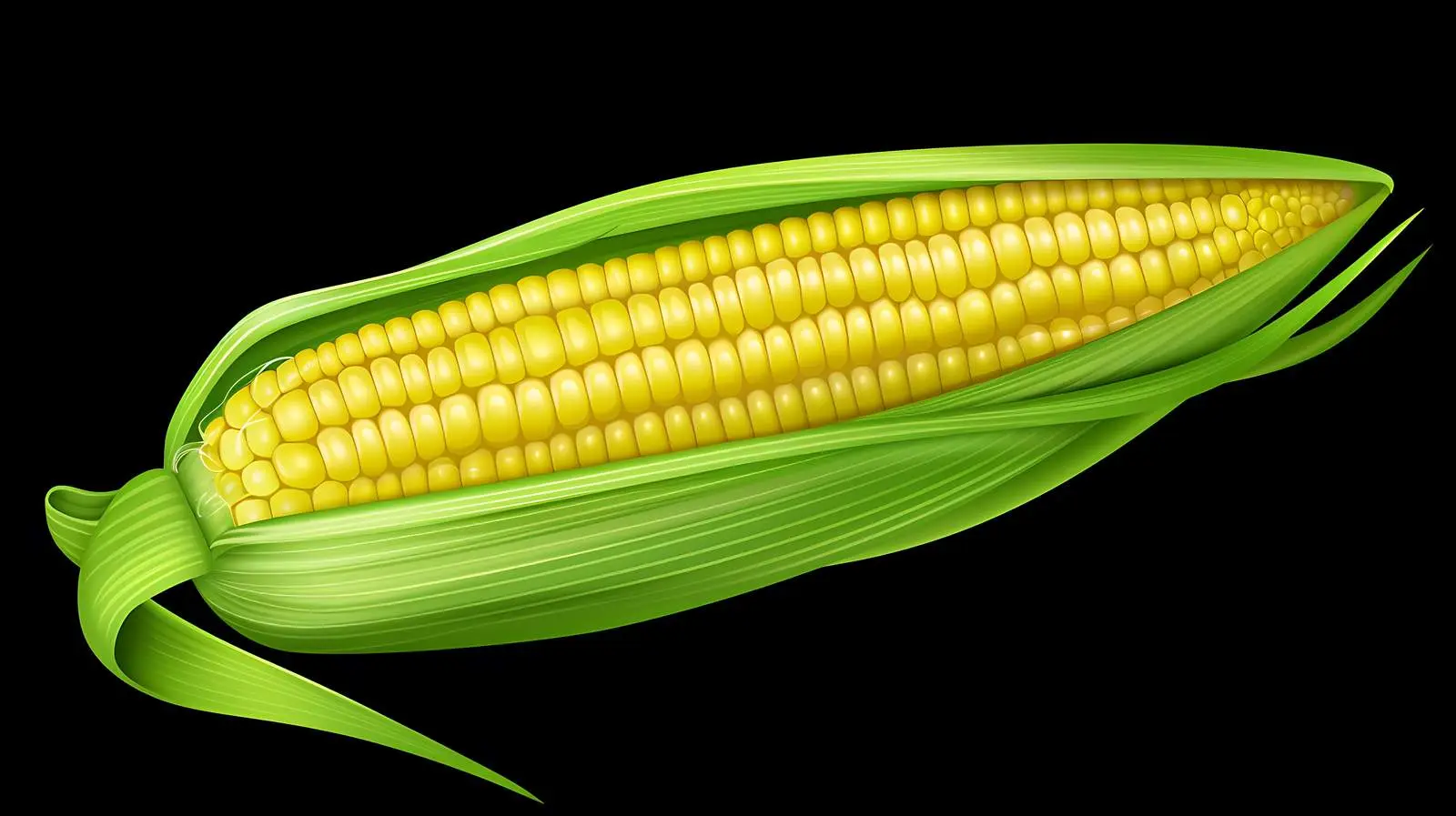 Fresh Green Baby Corn Cob — free download from Dotvec