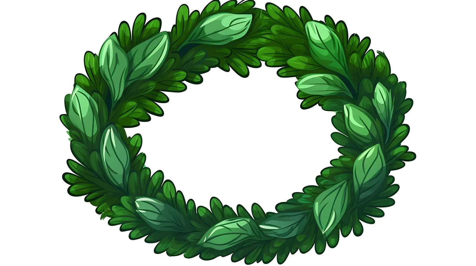 Festive Christmas Wreath Vector Illustration — free download from Dotvec