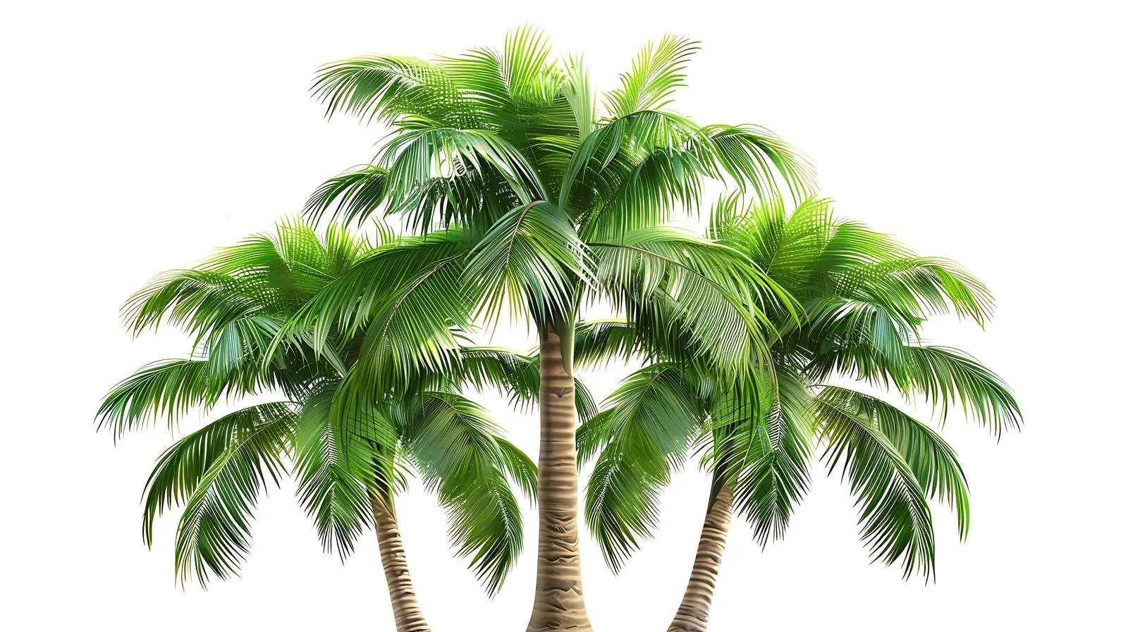 Exotic Tropical Palm Tree with Lush Green Leaves – free habitat image from Dotvec