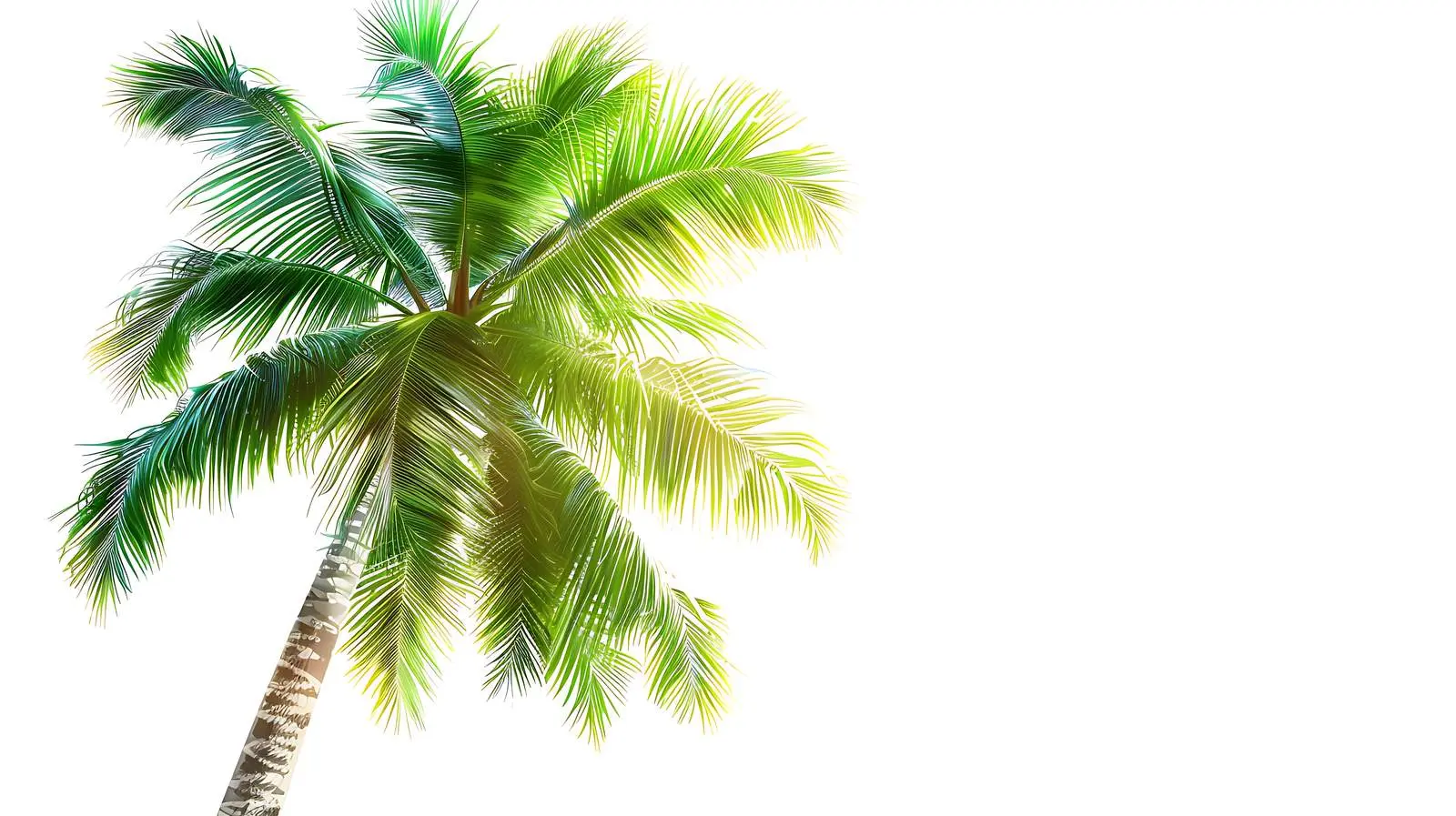 Exotic Tropical Palm Tree with Lush Green Leaves — free download from Dotvec