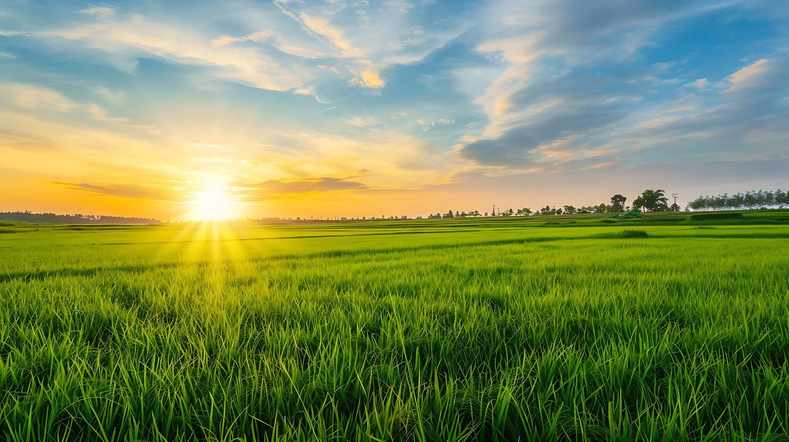 Serenity at Sunset Field — free download from Dotvec