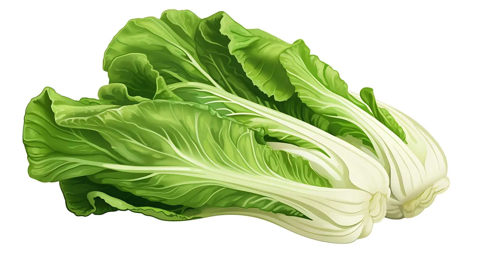 Fresh Green Cabbage on White Background — free download from Dotvec