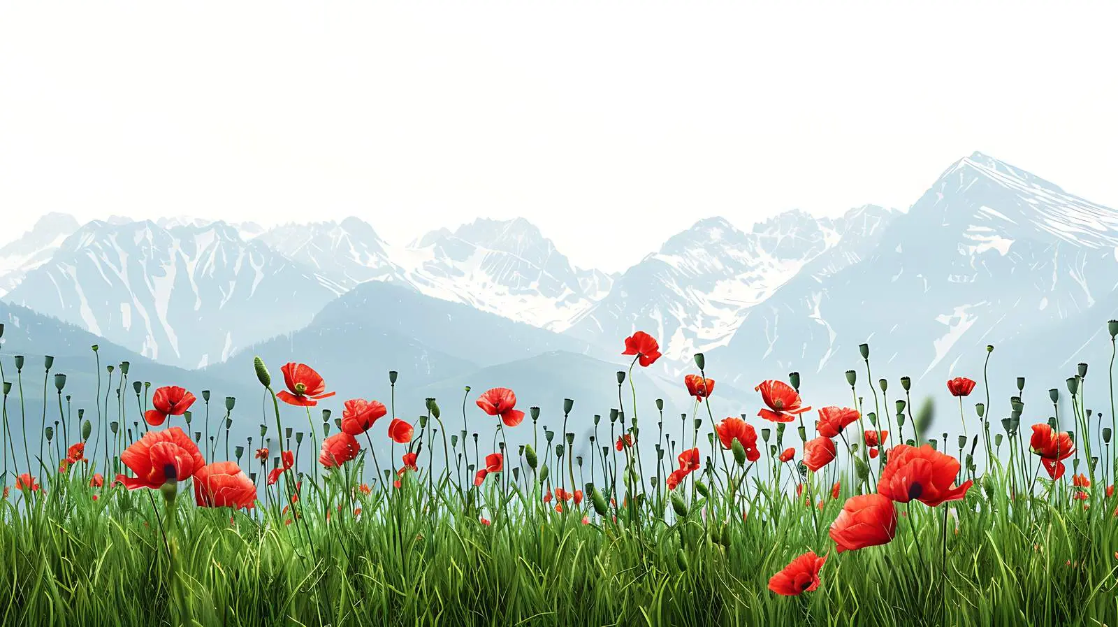 Minimal Green Grass Field Pattern Design — free download from Dotvec