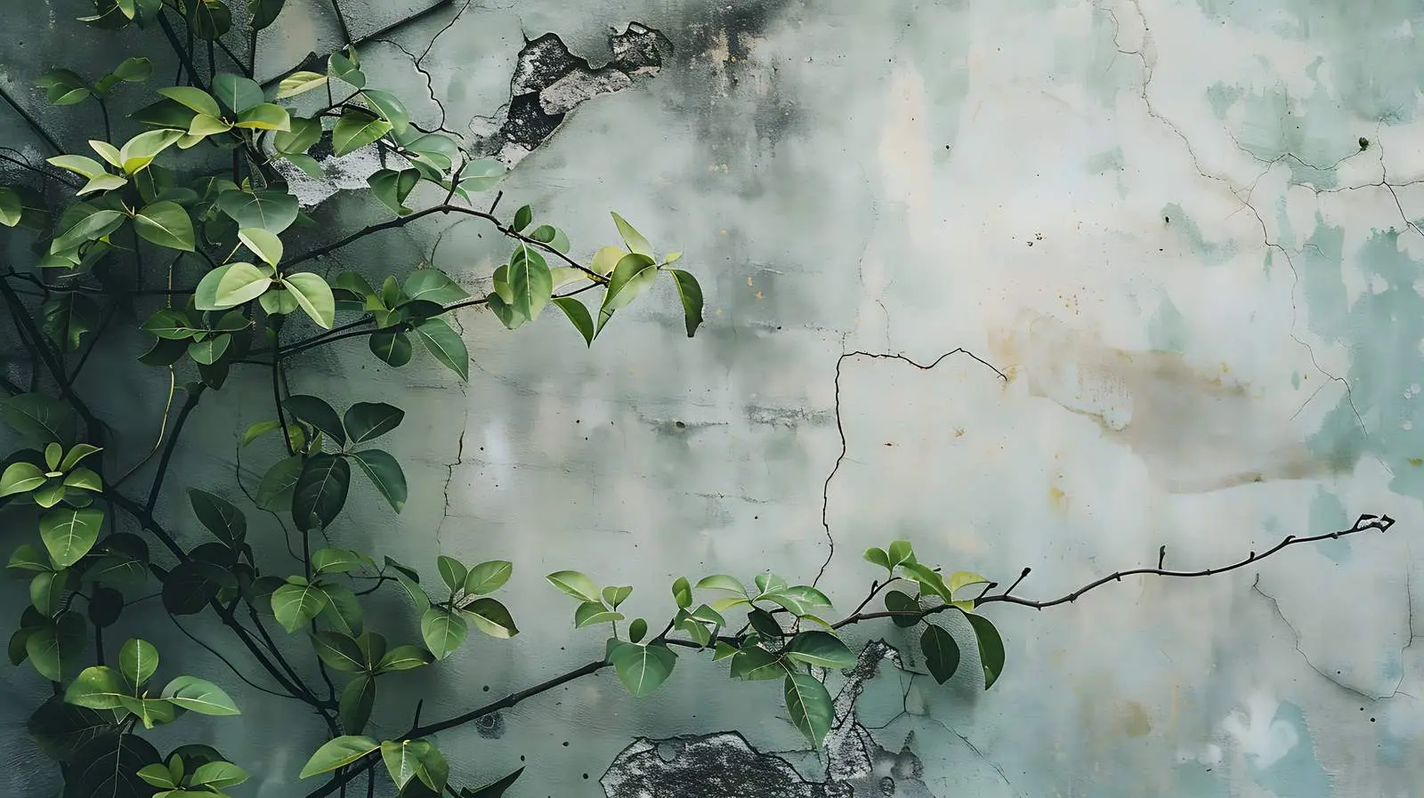 Green Leaves and Vintage Building — free download from Dotvec