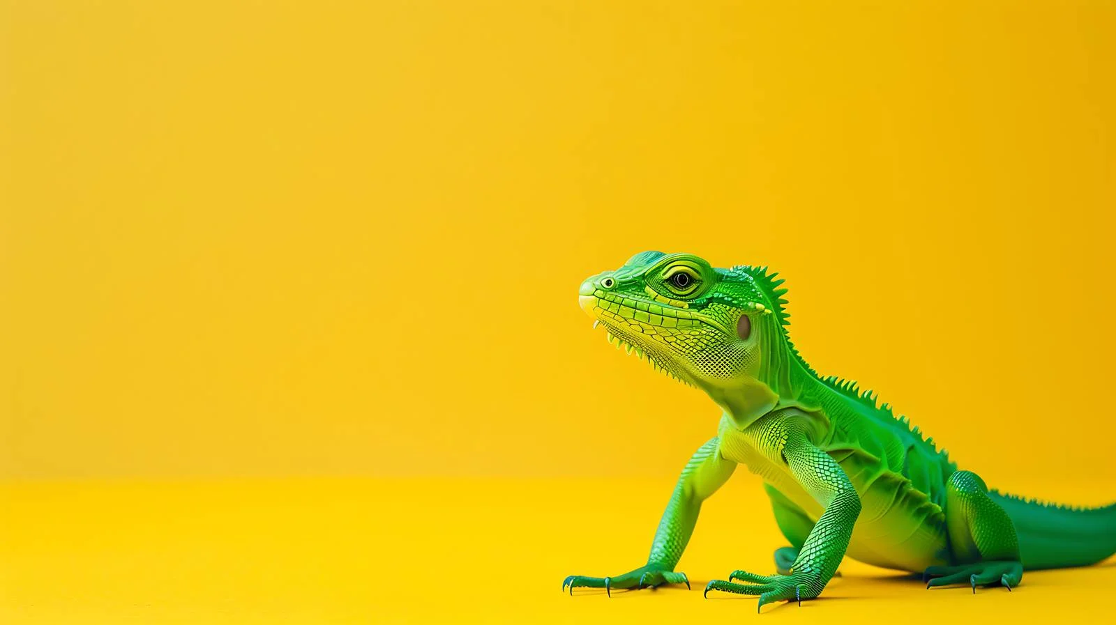 Colorful Lizard Toy on Yellow Background — free download from Dotvec