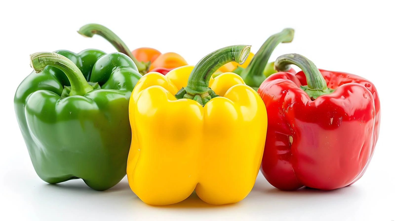Colorful Bell Peppers in Market — free download from Dotvec