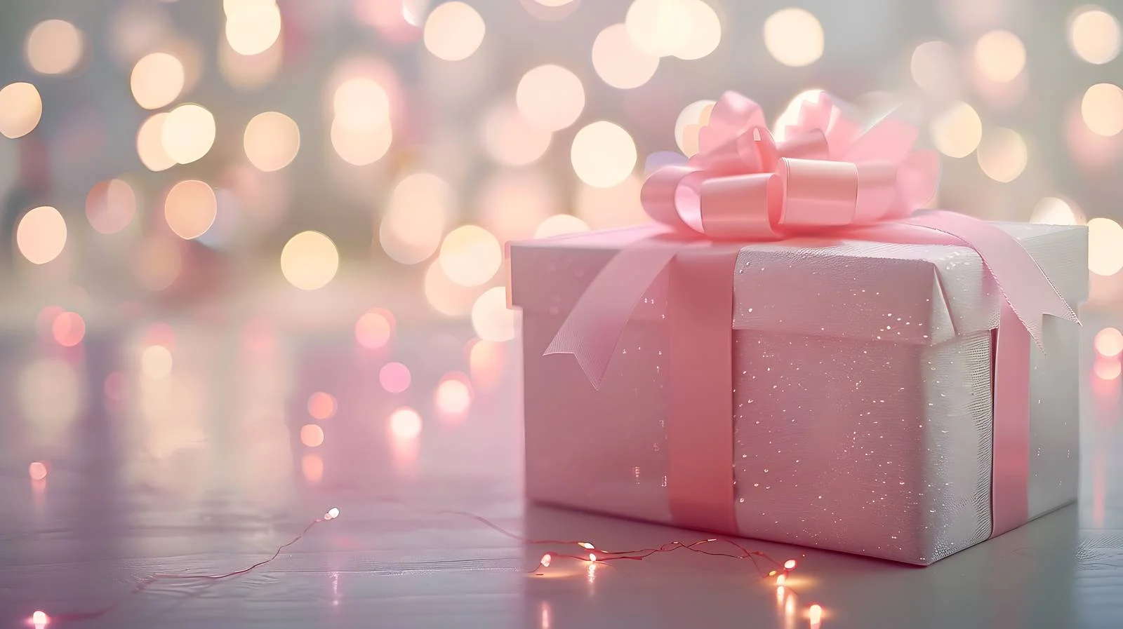 Elegant Gift Box on Table — free download from Dotvec