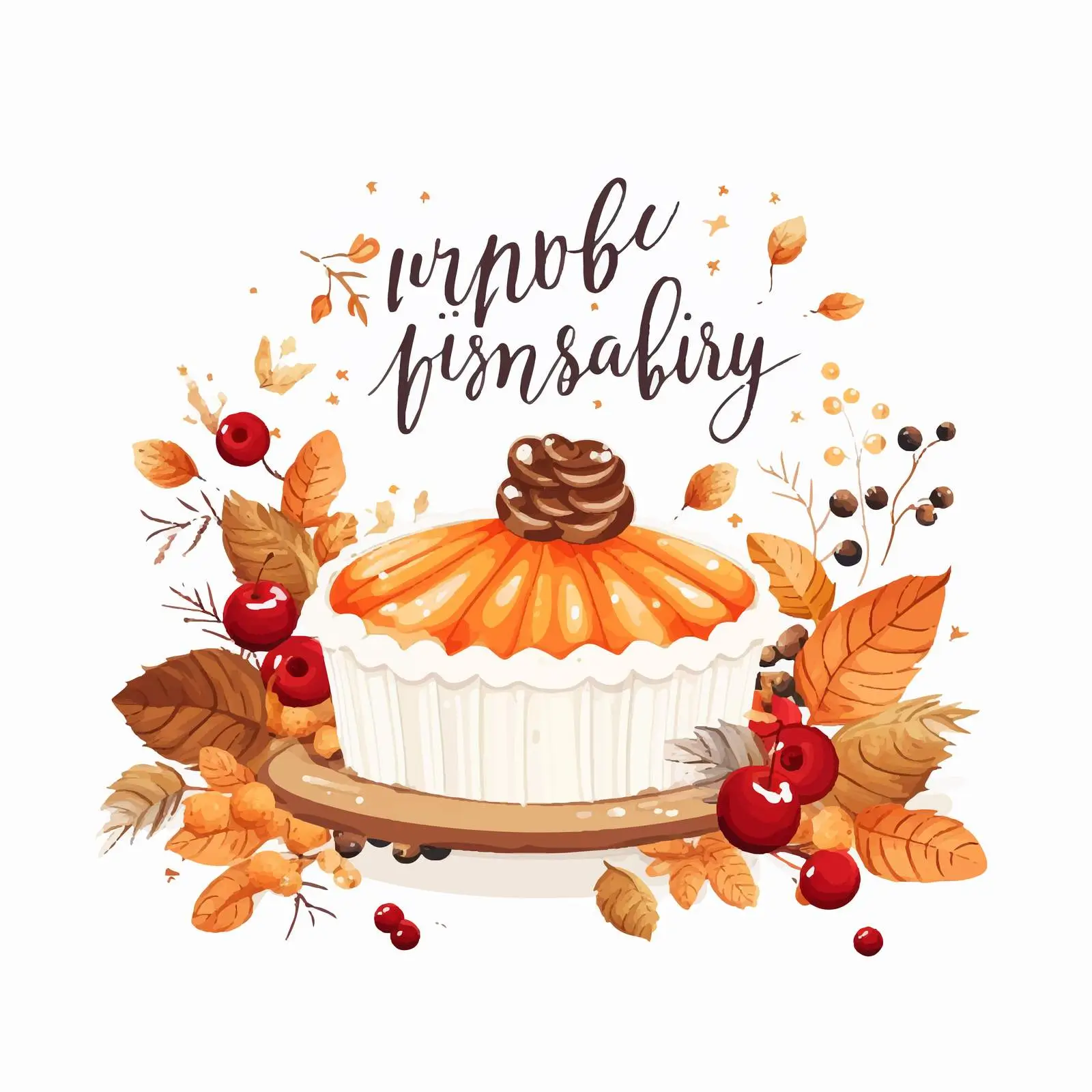Happy Thanksgiving Greeting Card and Banner Template — free download from Dotvec