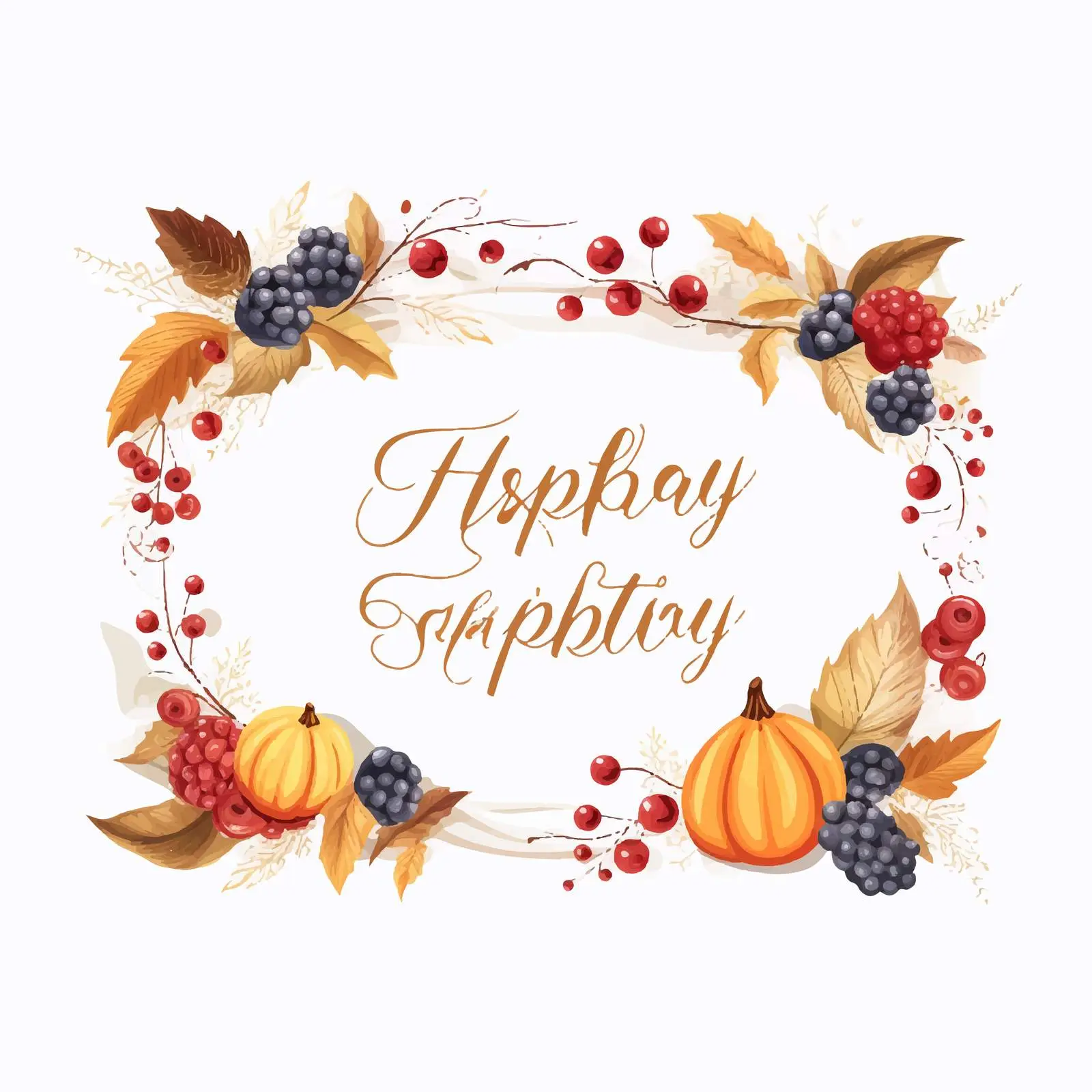 Happy Thanks Greeting Card Banner Template – free handcrafted feel image from Dotvec