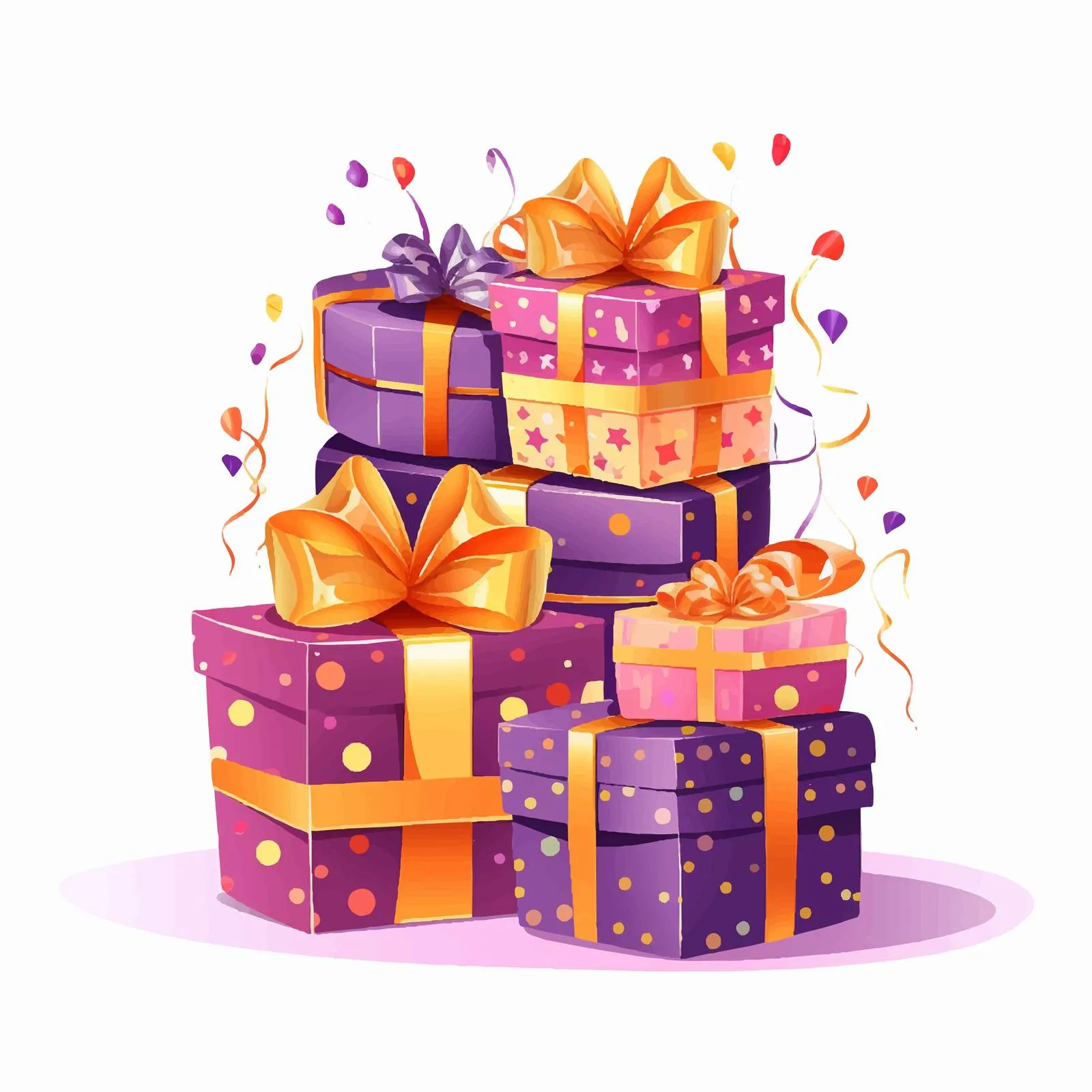 Happy Birthday Greeting Card Template Vector – free birthday theme image from Dotvec