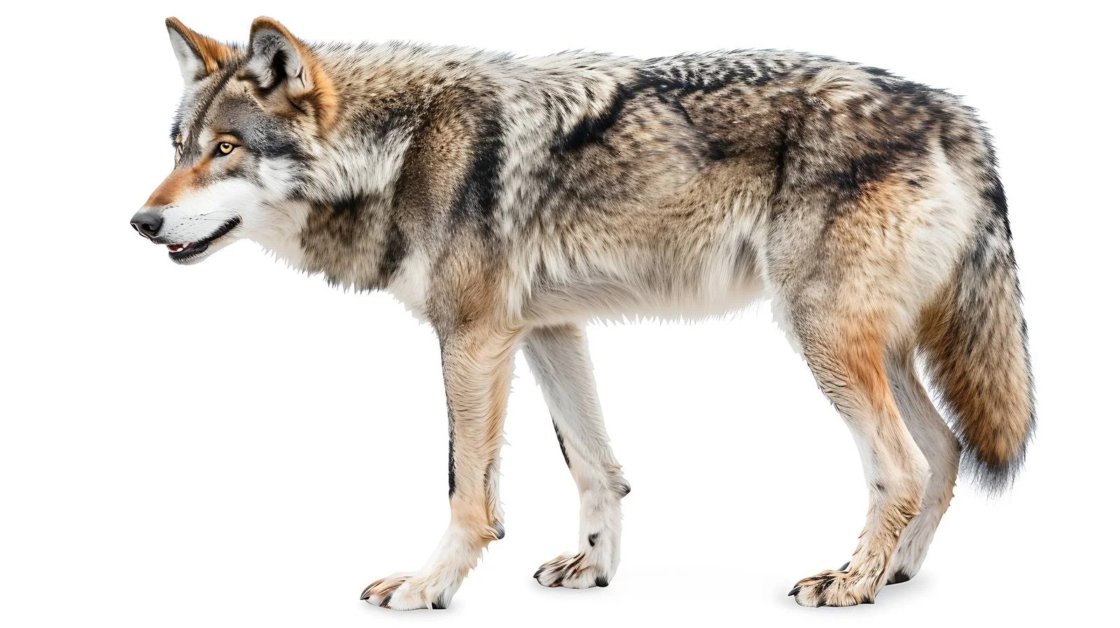 Majestic Grey Wolf in Wilderness Isolated — free download from Dotvec