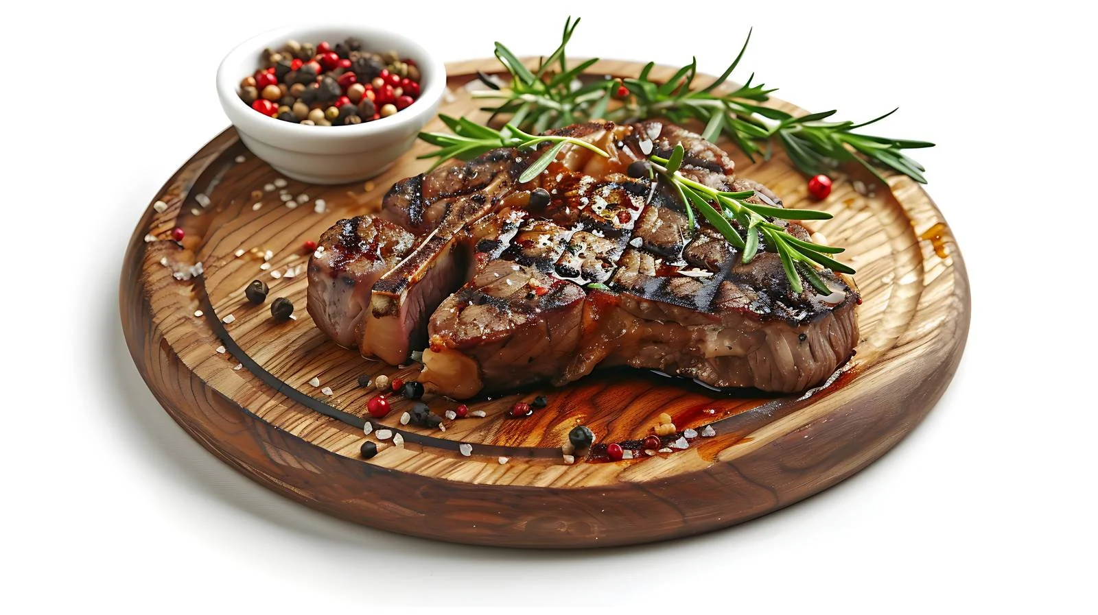 Succulent Angus Rib Eye Steak Platter — free download from Dotvec