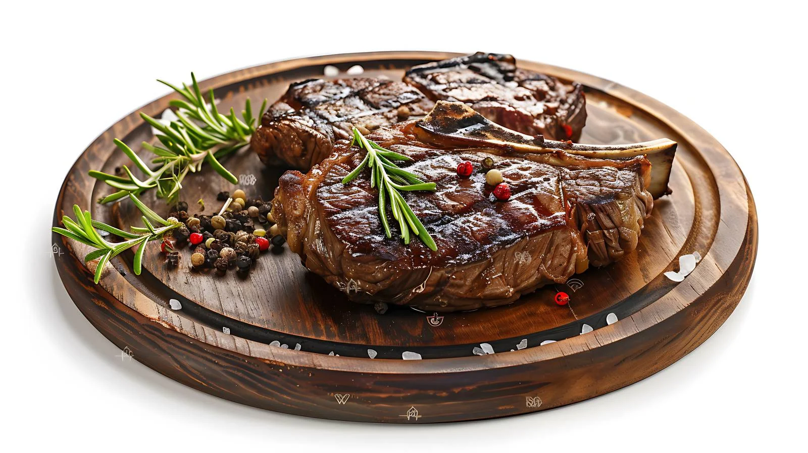 Succulent Grilled Steak with Pepper Garnish — free download from Dotvec