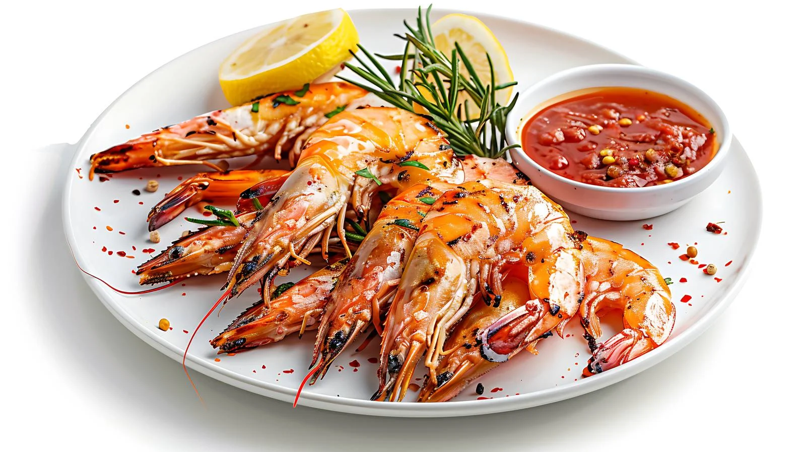 Savory Grilled Shrimp Platter — free download from Dotvec
