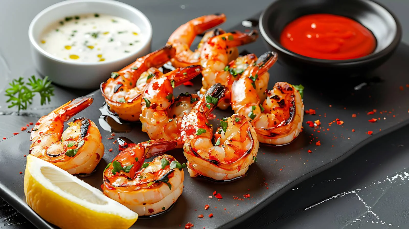 Savory Grilled Shrimp Platter — free download from Dotvec