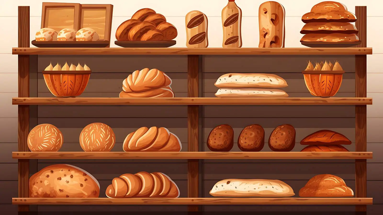 Bakery Shelf Display — free download from Dotvec