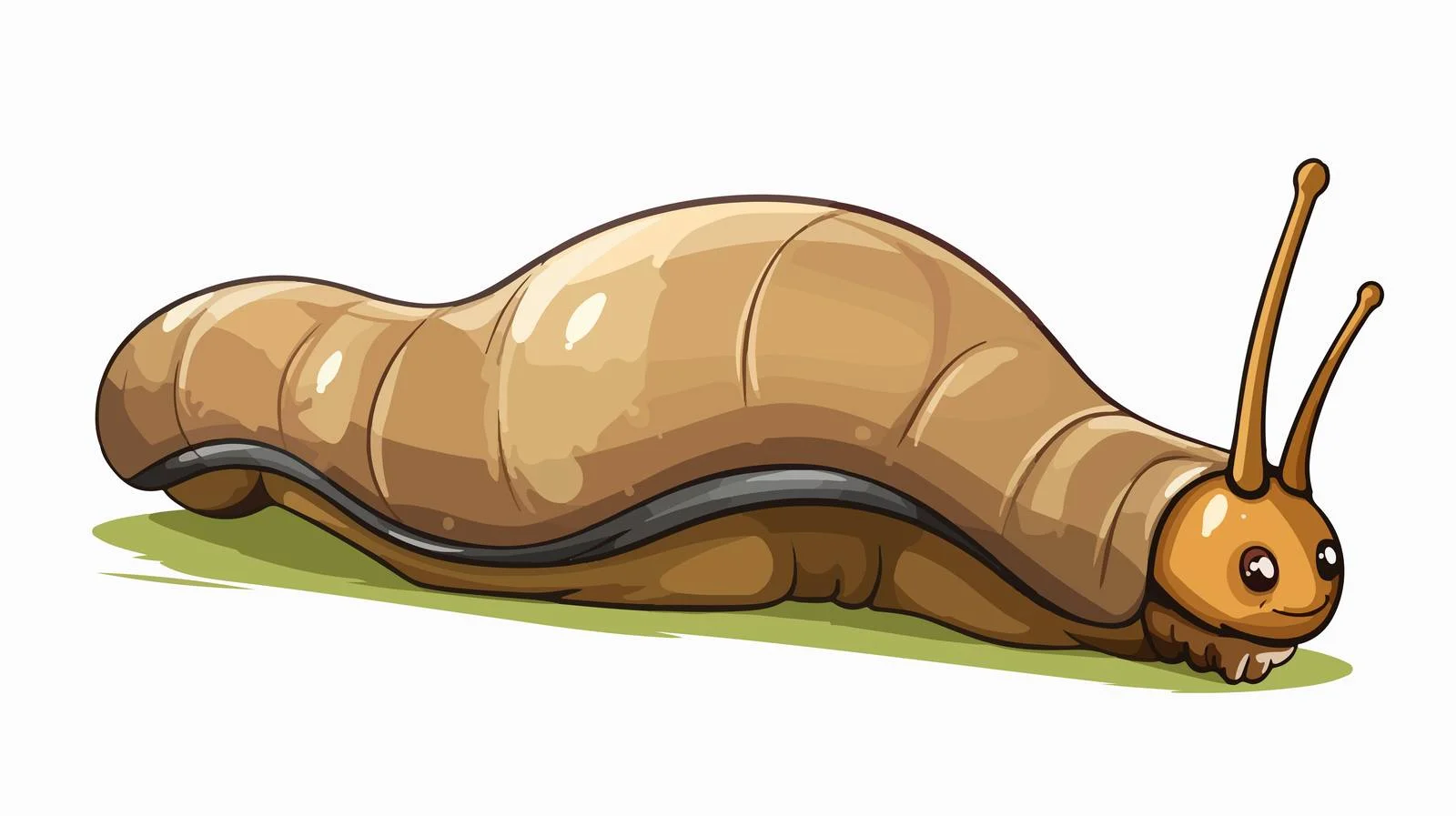 Gross Cartoon Slug Vector Illustration — free download from Dotvec