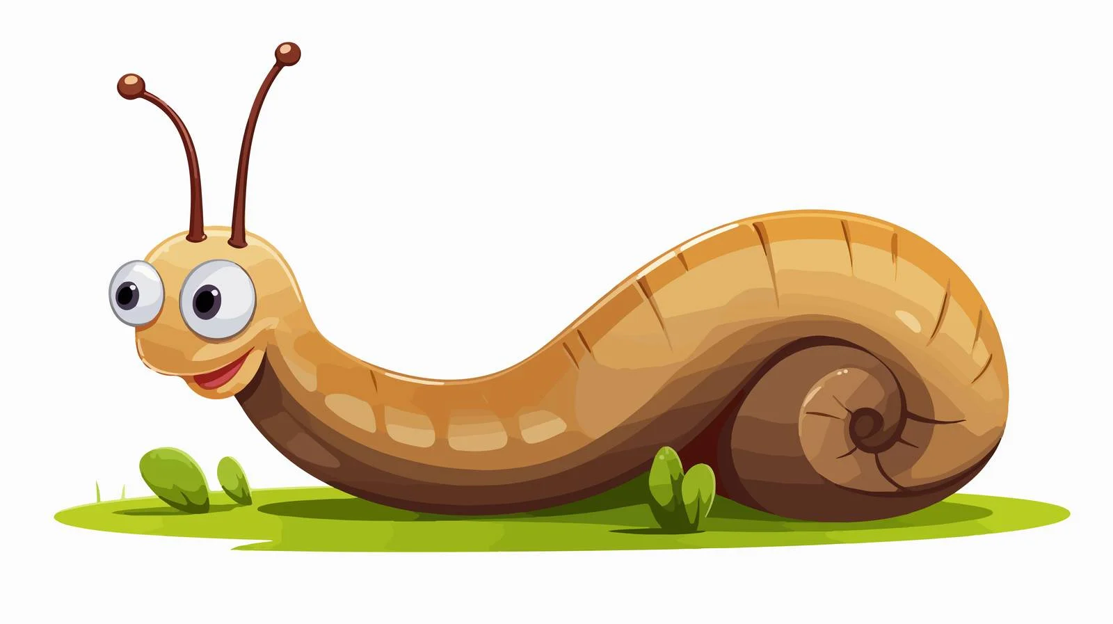 Gross Cartoon Slug Vector Illustration — free download from Dotvec