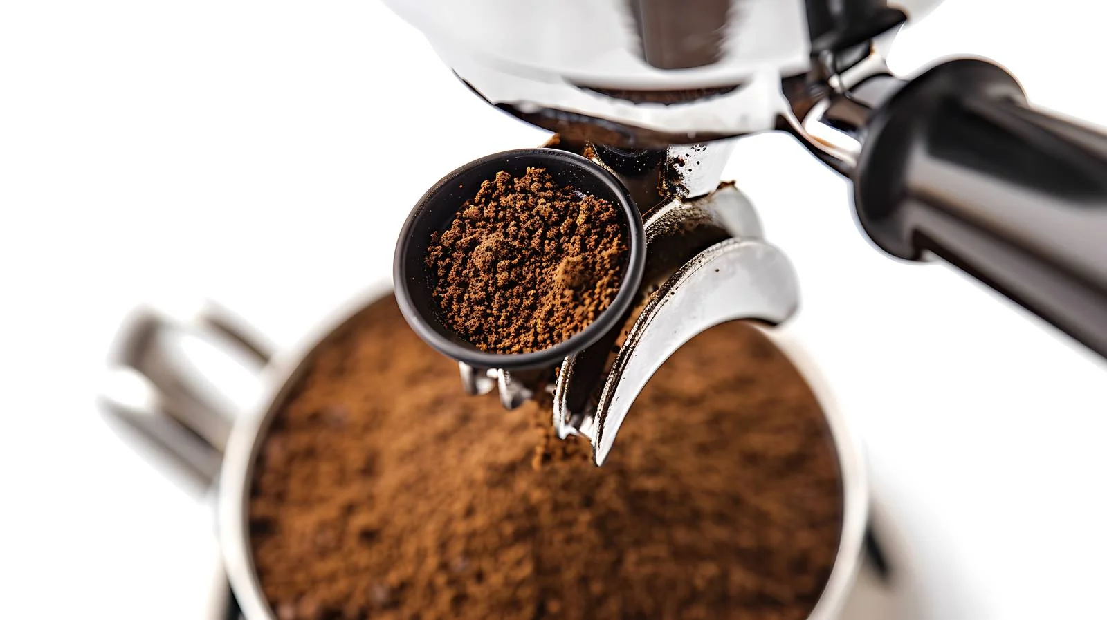 Coffee Maker Concept with Ground Coffee — free download from Dotvec
