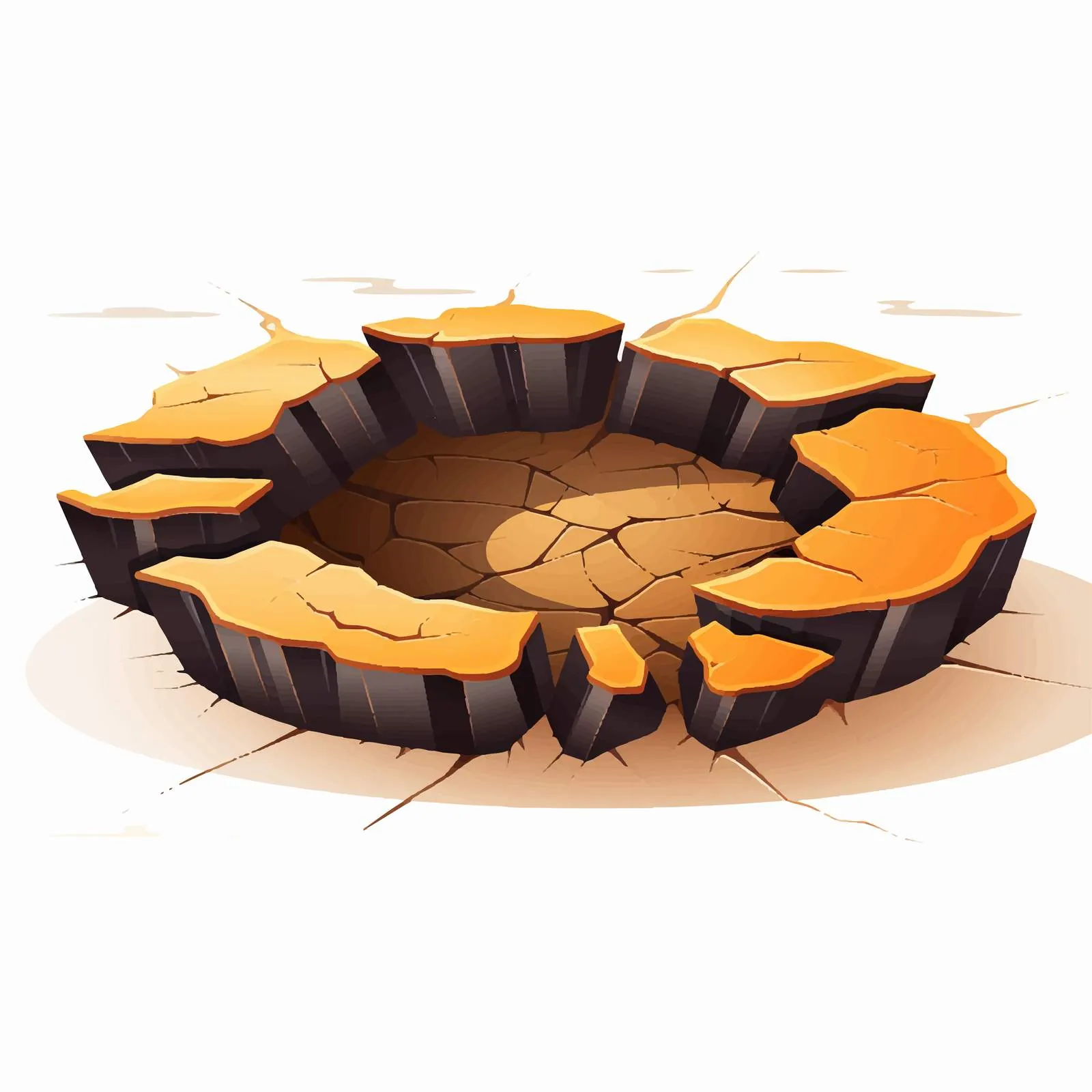 Ground Crack and Fissures After Earthquake — free download from Dotvec