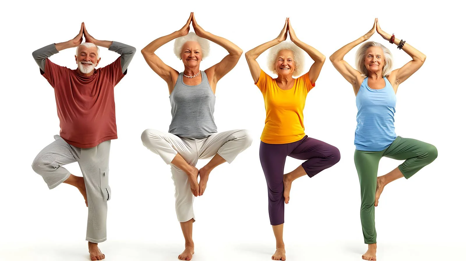 Senior Yoga Group Practice — free download from Dotvec