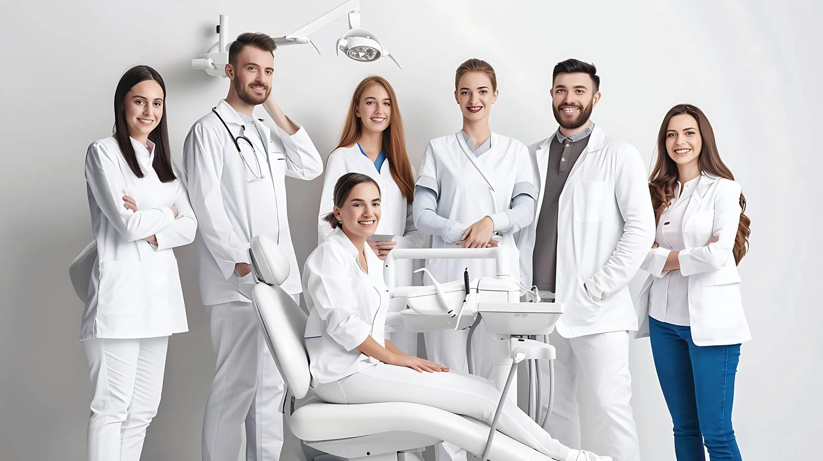 Dental Team in Clinic — free download from Dotvec