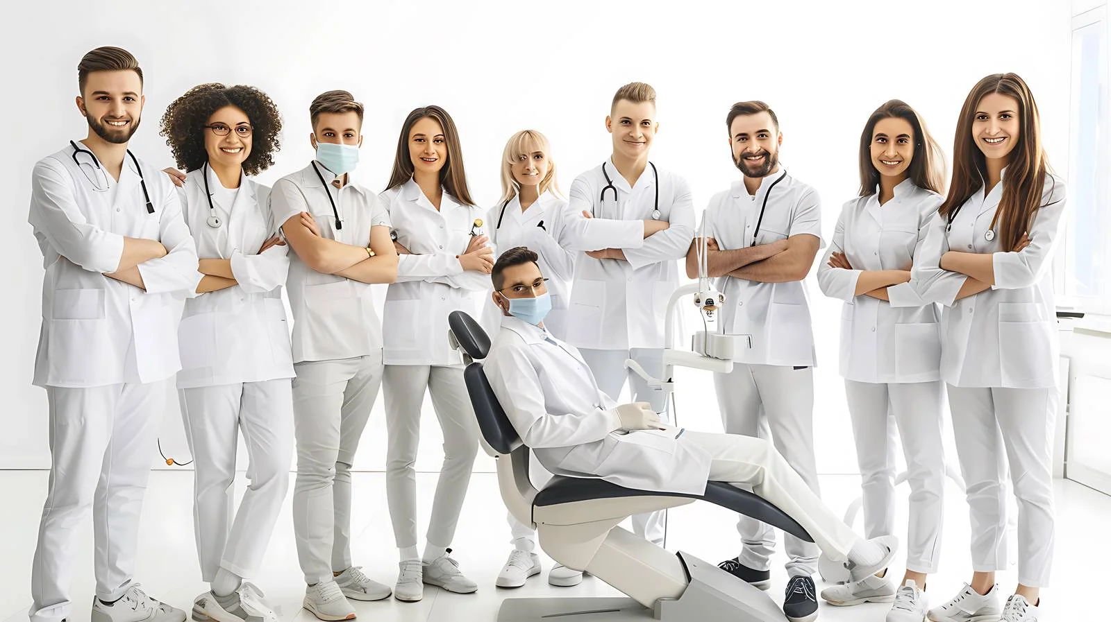 Dental Team in Clinic — free download from Dotvec