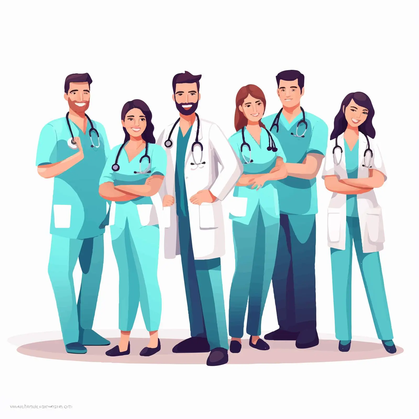 Healthcare Professionals Team Collaboration – free surgeons image from Dotvec