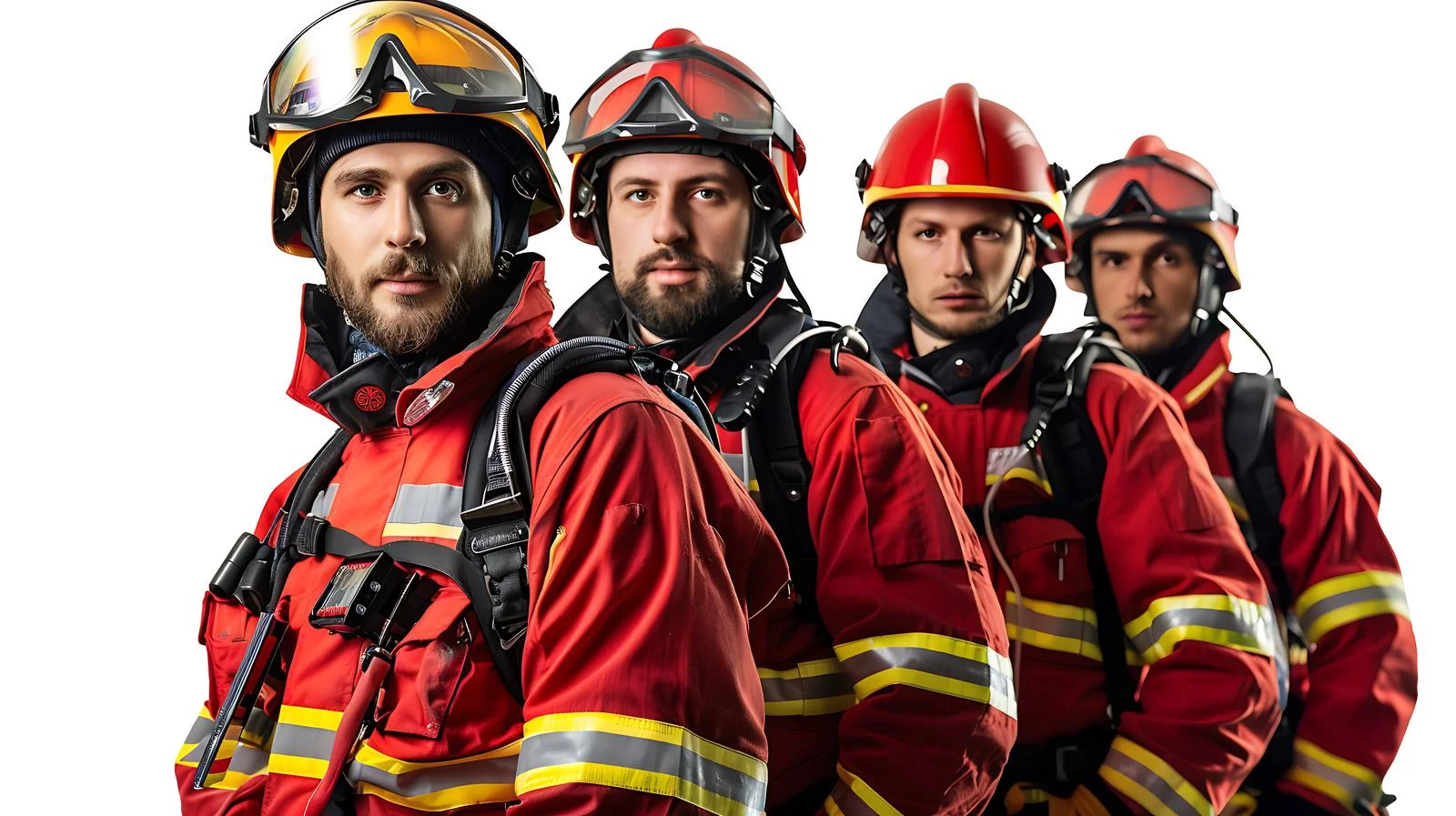 Ready Firefighters Geared for Rescue Duty — free download from Dotvec