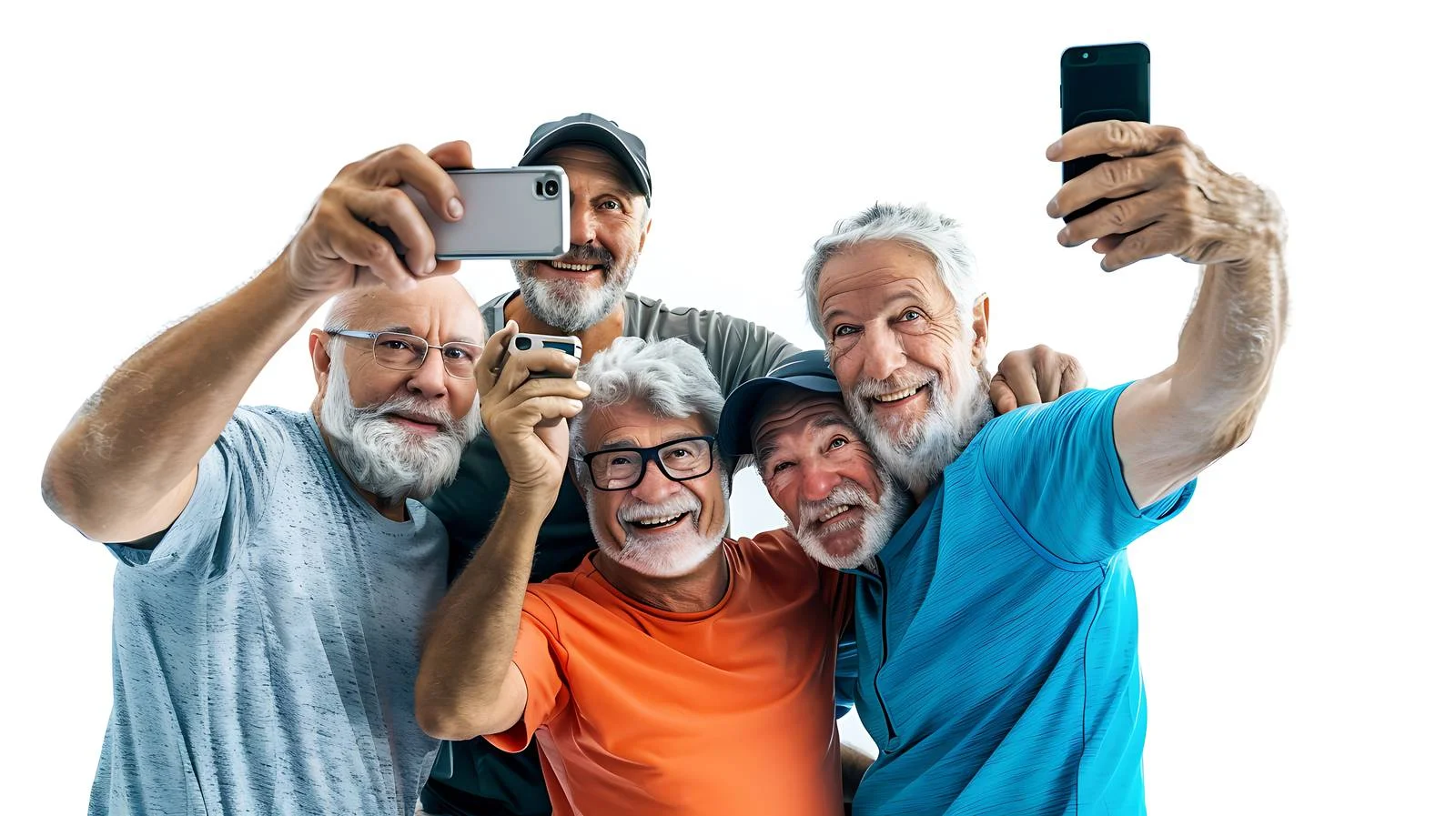 Active Seniors Gym Selfie — free download from Dotvec