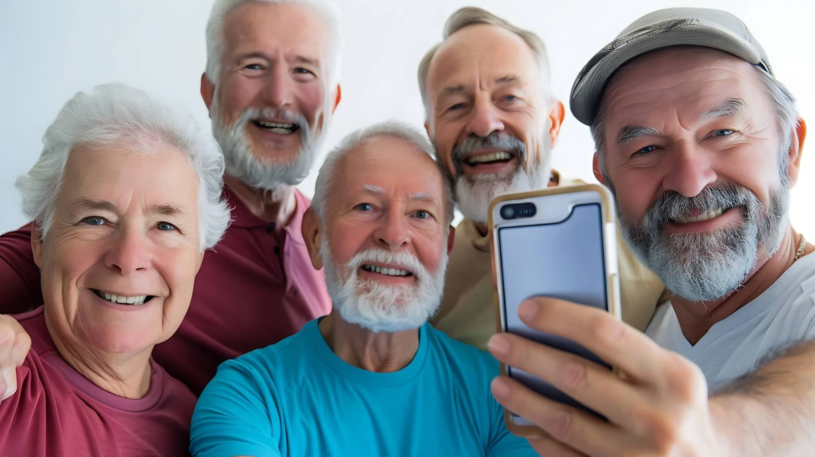 Active Seniors Selfie in Gym — free download from Dotvec