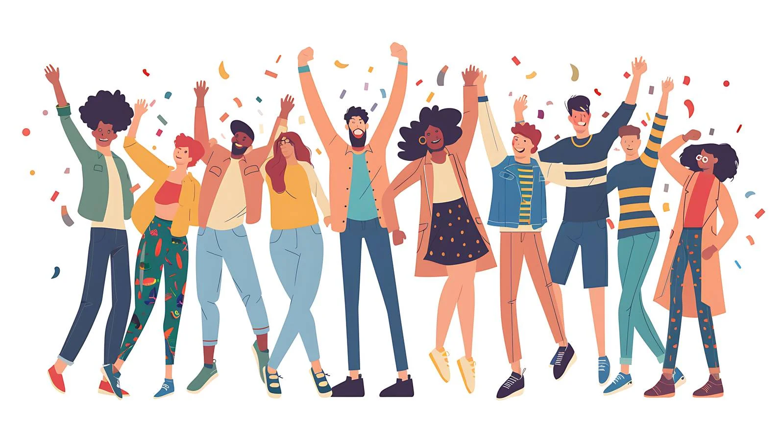 Celebrating Multi-ethnic Friendship — free download from Dotvec