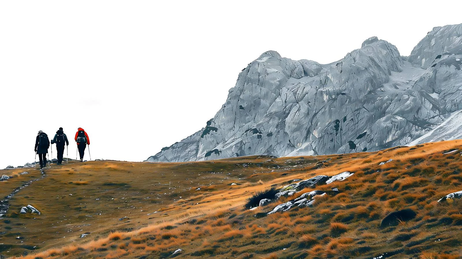 Adventure Seekers Trekking the Orobie Mountains — free download from Dotvec