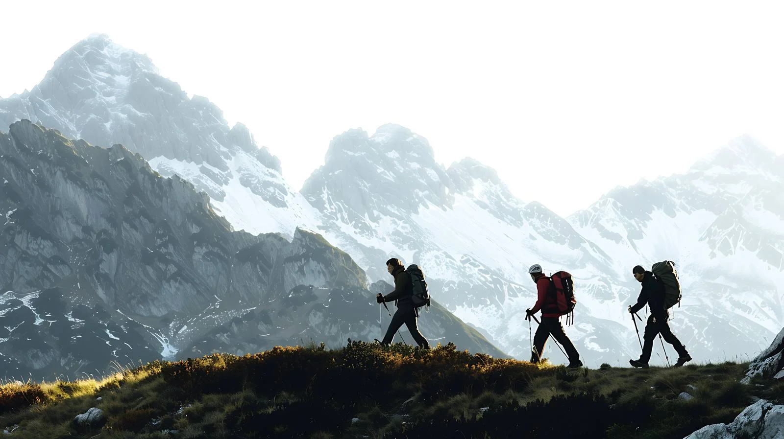 Hiking in Orobie Mountains — free download from Dotvec