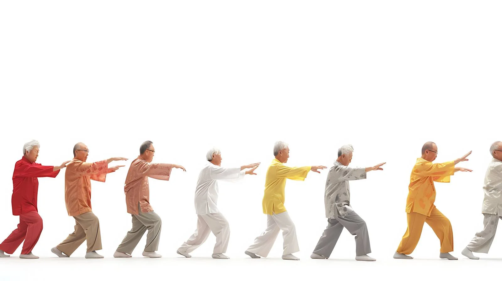 Serene Tai Chi Practice in Isolated Park — free download from Dotvec