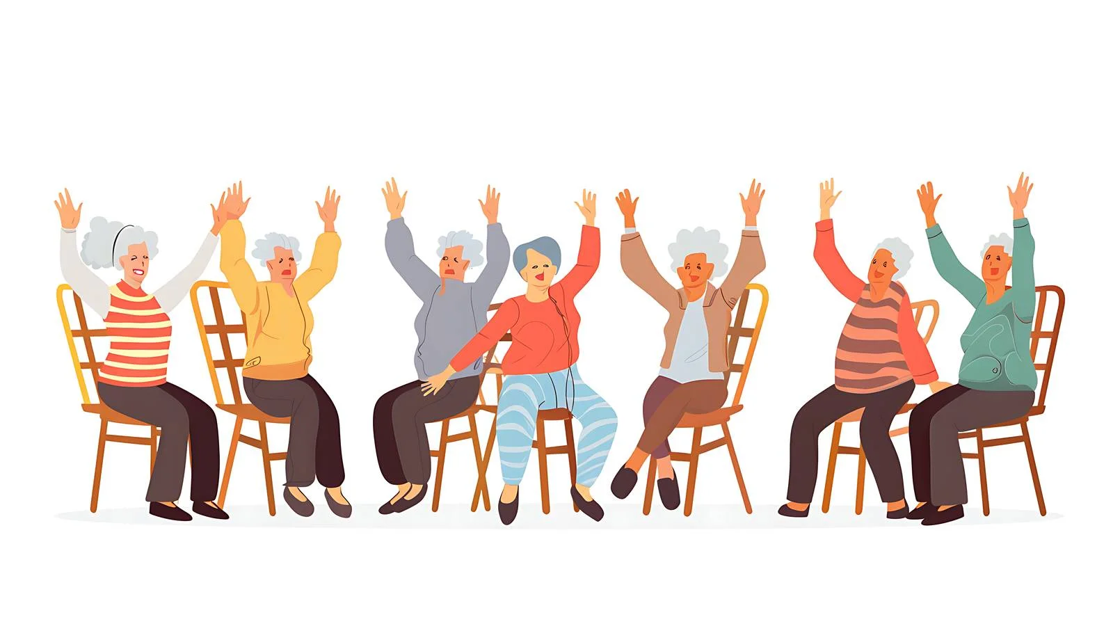 Senior Chair Gymnastics Class — free download from Dotvec