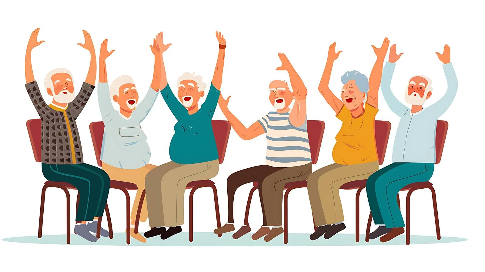 Seniors Chair Gymnastics Session — free download from Dotvec