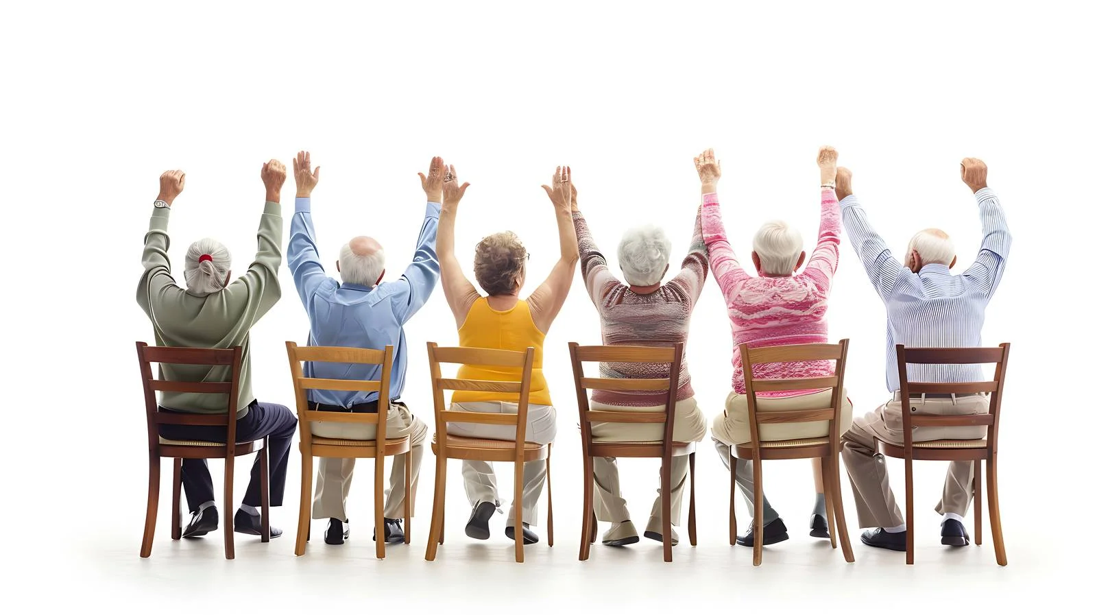 Elderly Chair Gymnastics Session — free download from Dotvec