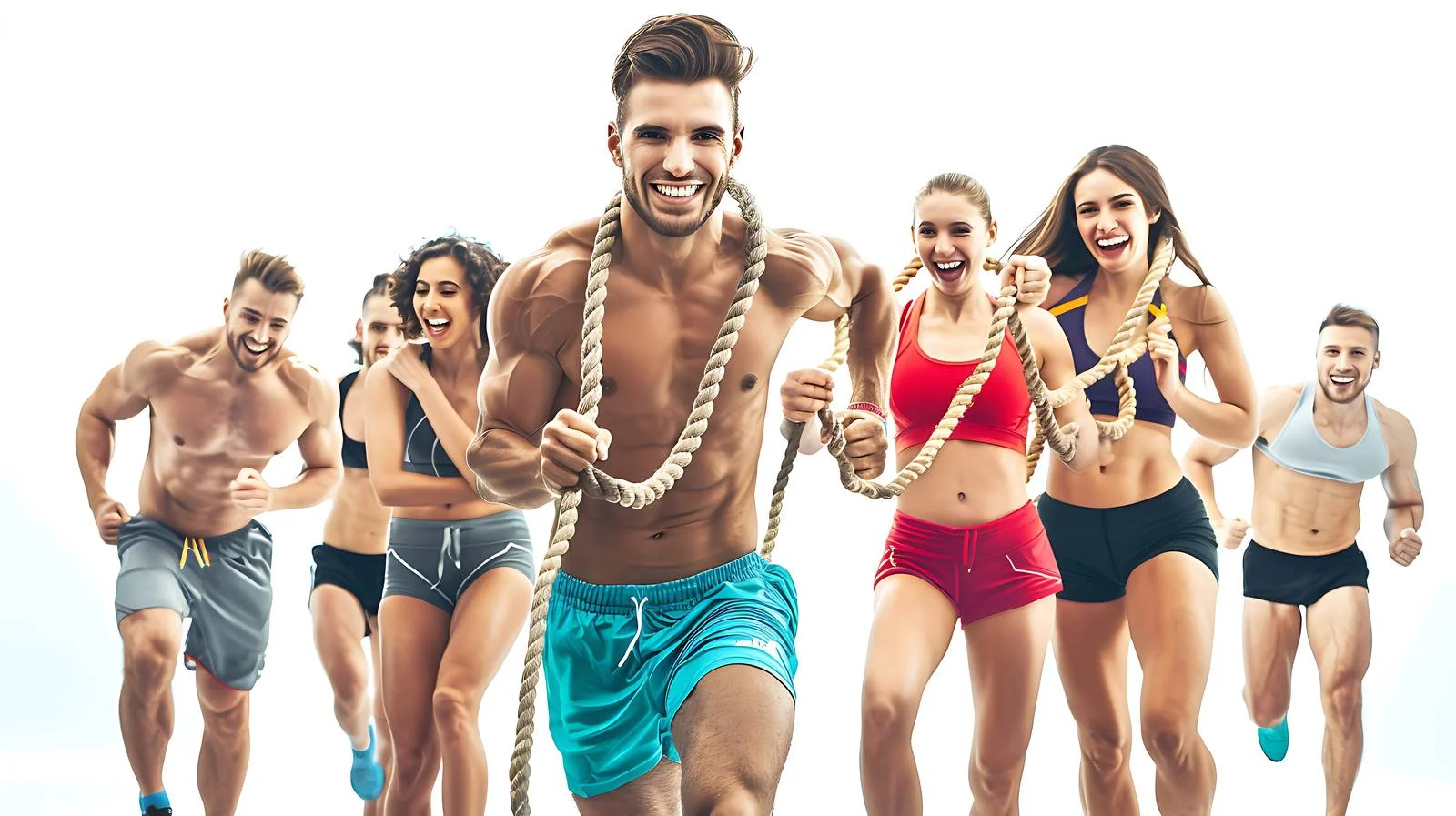 Fitness Enthusiasts Cheering Exercise Session — free download from Dotvec