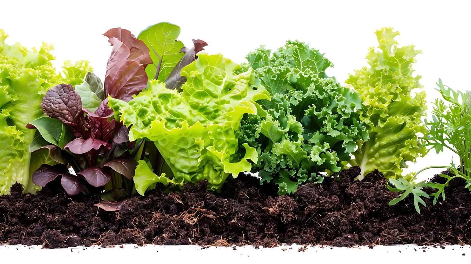 Organic Vegetable Salad Garden — free download from Dotvec