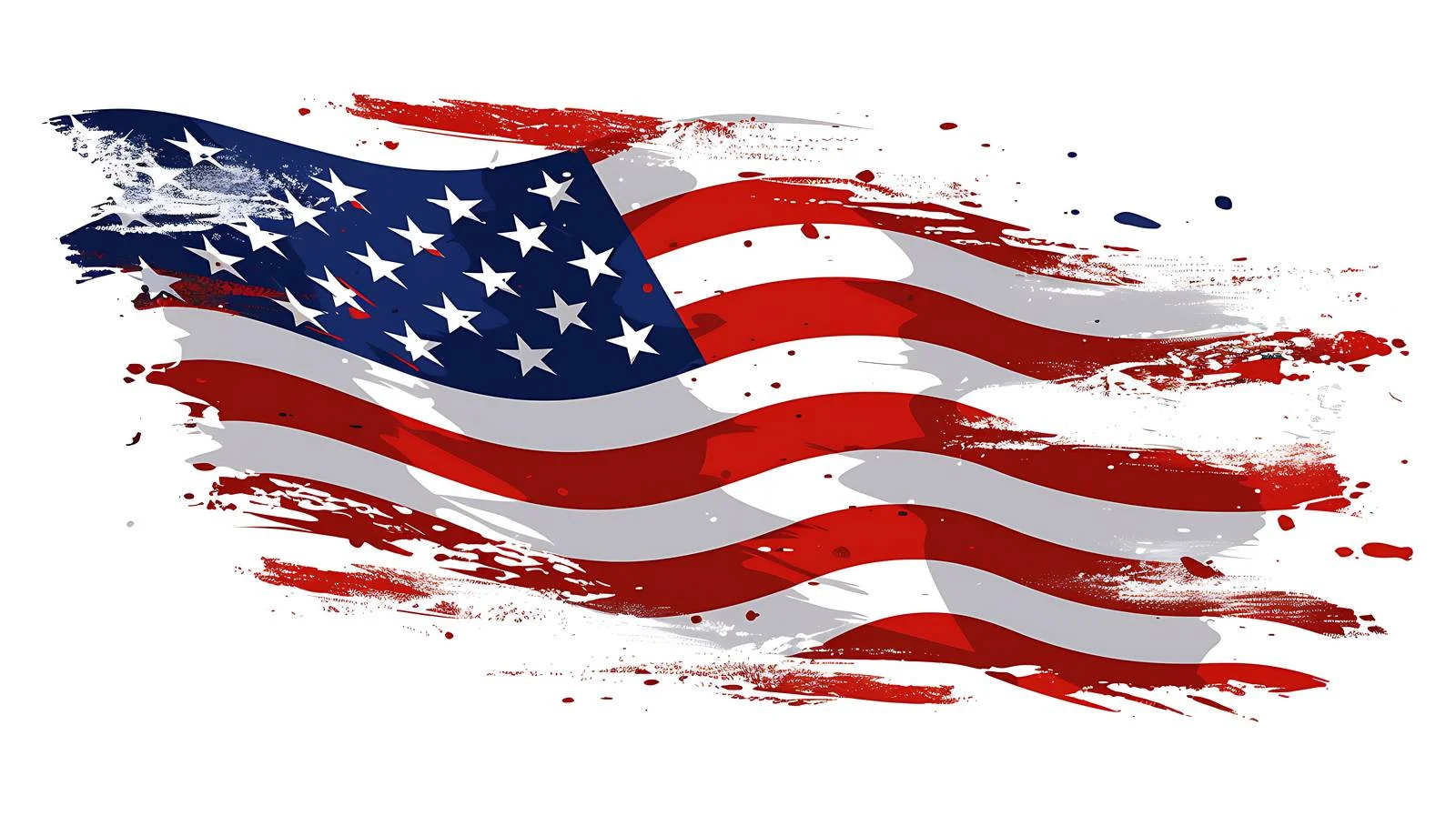 Vintage United States Flag Artwork Isolated — free download from Dotvec