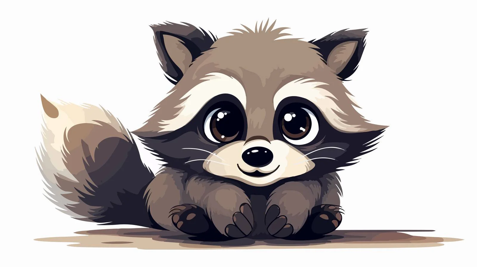Vintage Cute Racoon Icon — free download from Dotvec