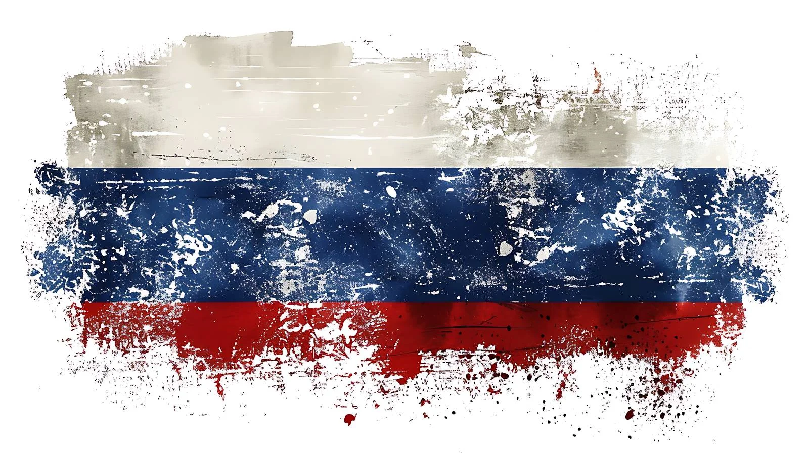 Vintage Russian Flag on White Background — free download from Dotvec