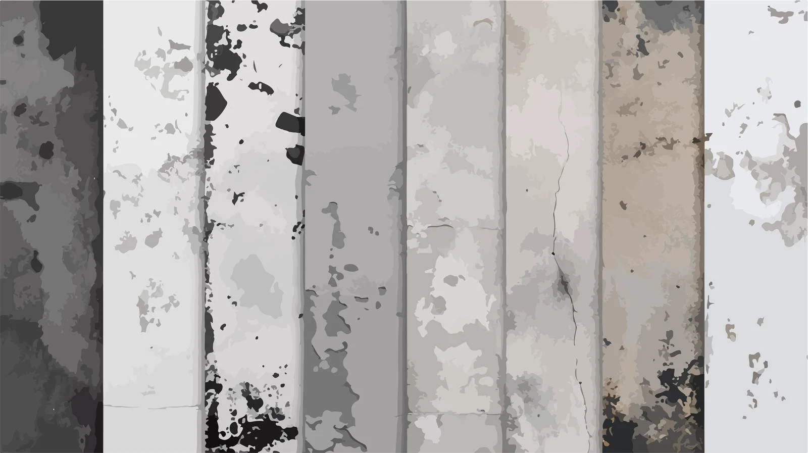 Assorted Black White Grunge Textures Compilation — free download from Dotvec