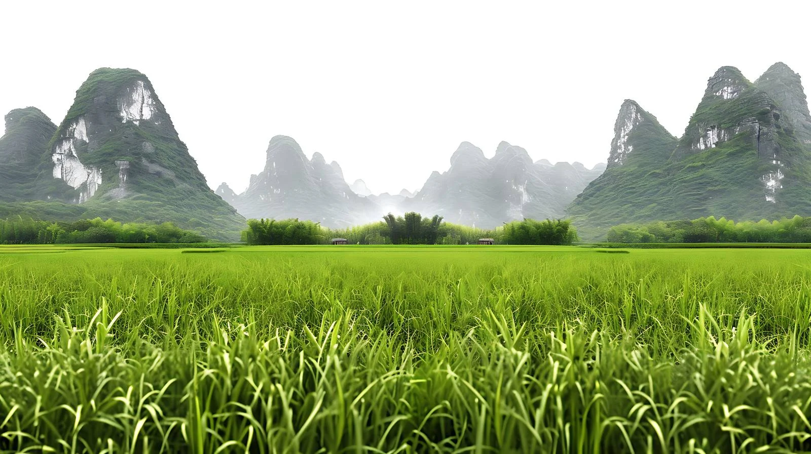 Guilin Glass Field on White Background — free download from Dotvec