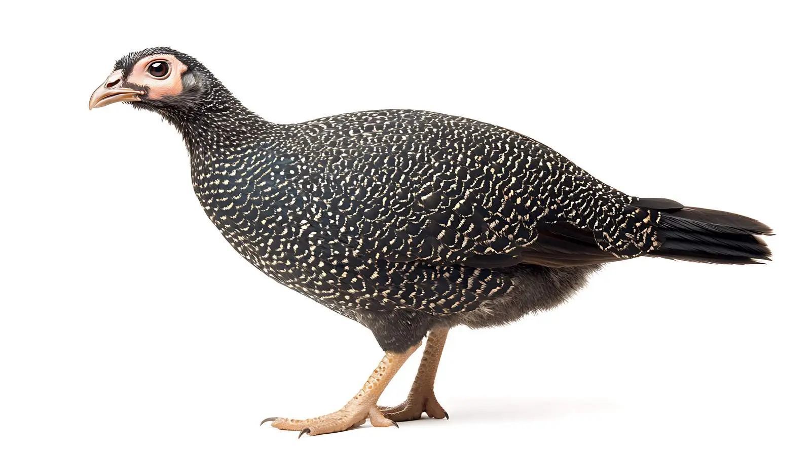 Guinea Fowl on White Background — free download from Dotvec
