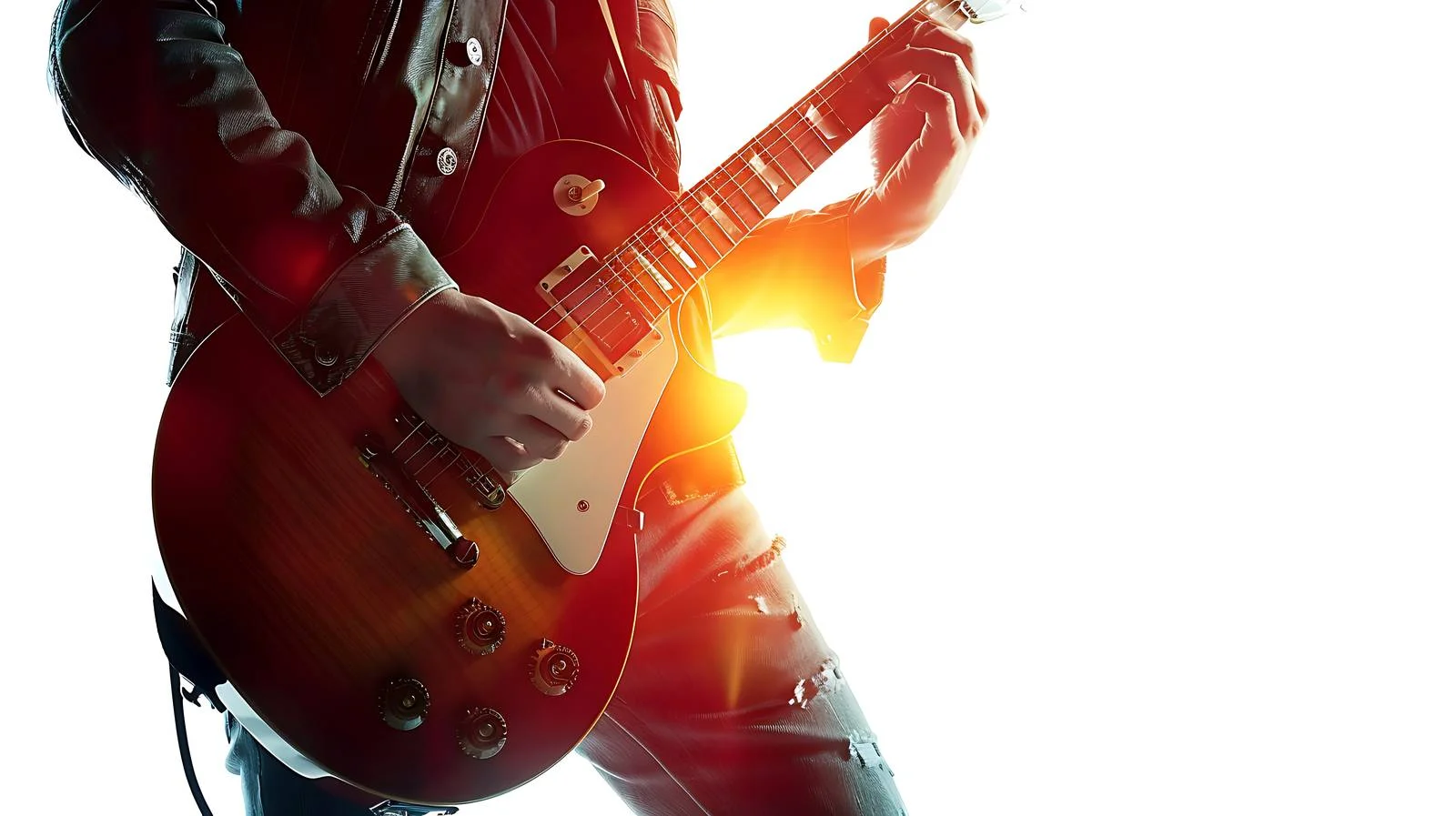 Live Guitar Performance on White Stage — free download from Dotvec