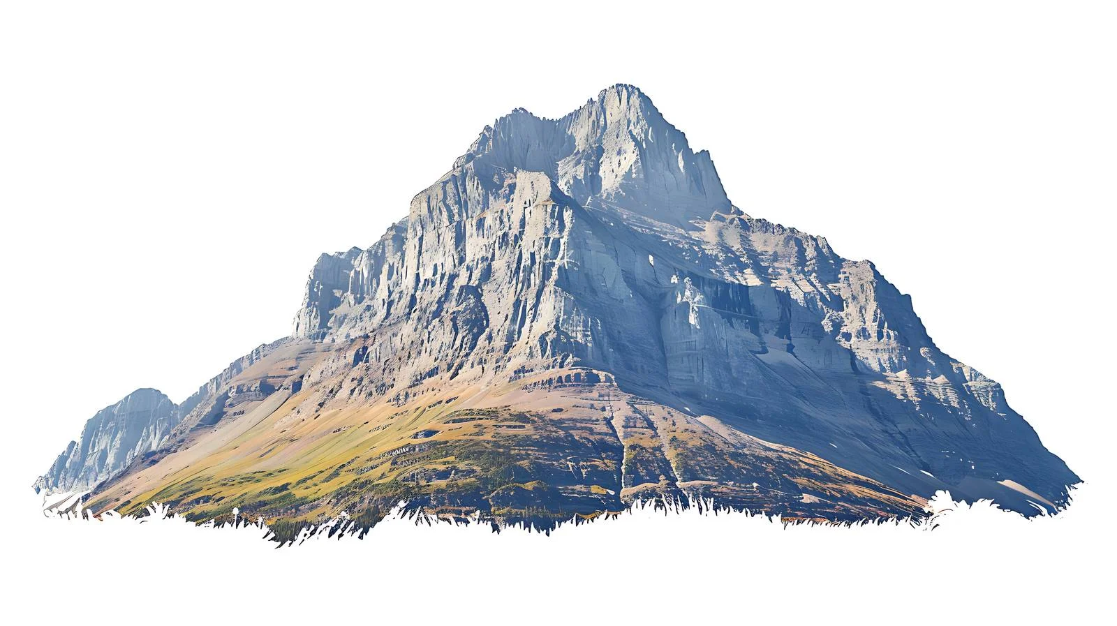 Scenic Gunsight Mountain in Glacier Park — free download from Dotvec